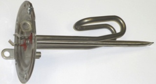 ТЭН для водонагревателя 1000 Вт. M6 Фланец D-125mm 5 отверстий